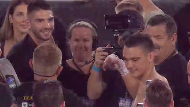 Tszyu gave Michael Zerafa donuts after the fight