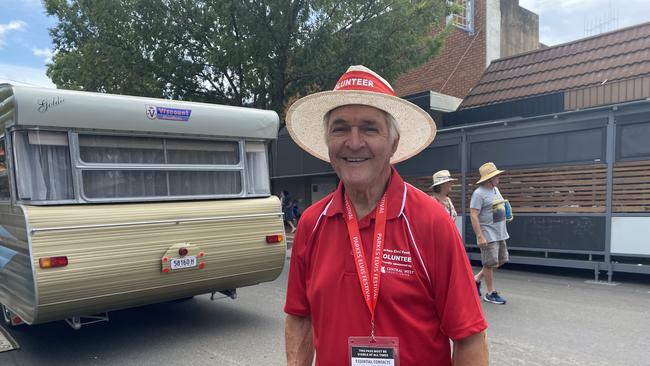 Volunteer at the Parkes Elvis Festival, January 12. Photo: Tijana Birdjan