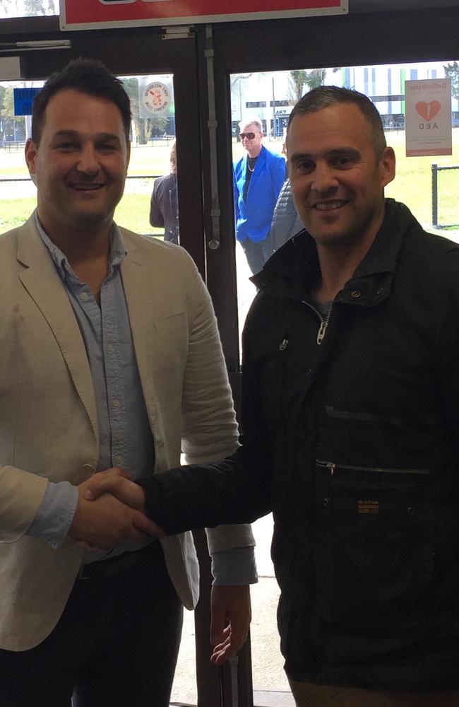 Colts president Stephen Duvnjak welcoming Lindsay Gilbee to the Colts.