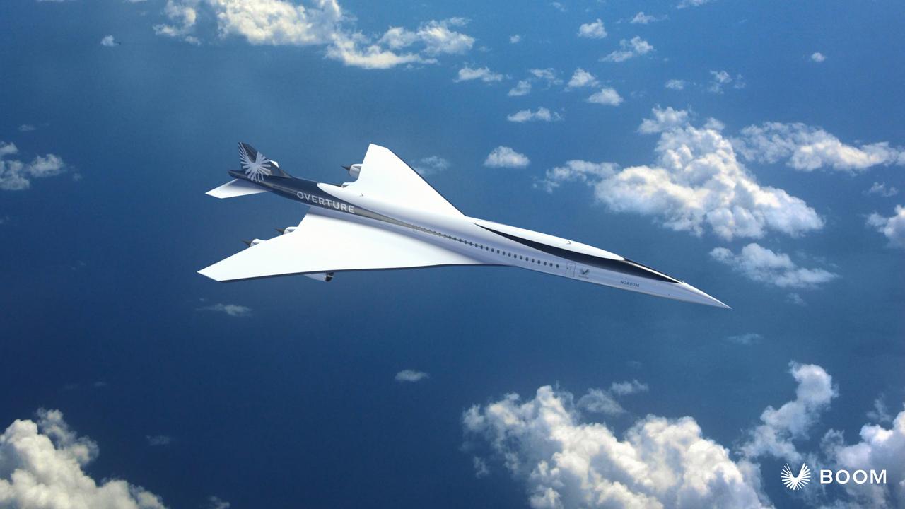 Overture aims to bring back commercial supersonic flights after Concorde retired in 2003. Picture: Boom