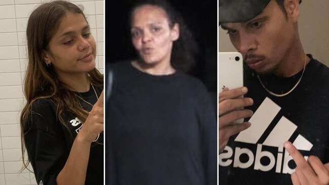 Madison Butler, 18, left, Butler’s mother Melissa Jane Clancy, 37, Dechlan Wurramarra, 20, and a teenager (not pictured) were all charged with murder.