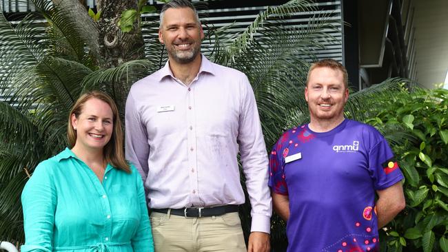 Speaking at a press conference on Thursday Ms Green suggested the federal government were getting close to announcing a commitment to the Cairns water security project. Nita Green, Matt Smith and David Beckham .