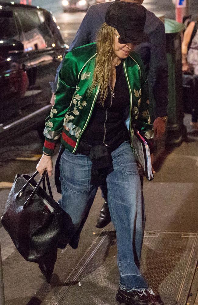 Madonna arrives for rehearsals at the Forum in Melbourne. Picture: Splash News.