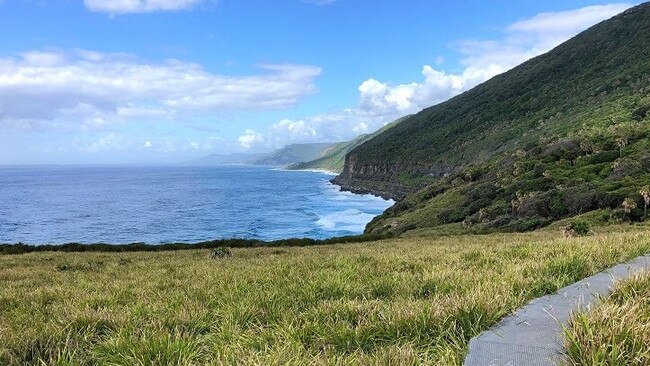 A raised track guides trekkers on a section of the track. Picture: Sydney Uncovered