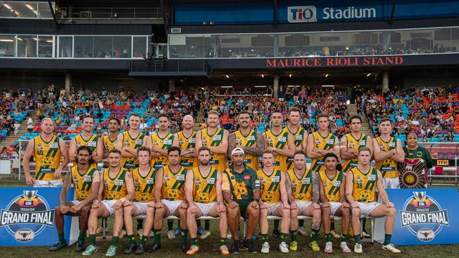 St Mary's in the 2023-24 NTFL Men's Grand Final between Nightcliff and St Mary's. Picture: Pema Tamang Pakhrin