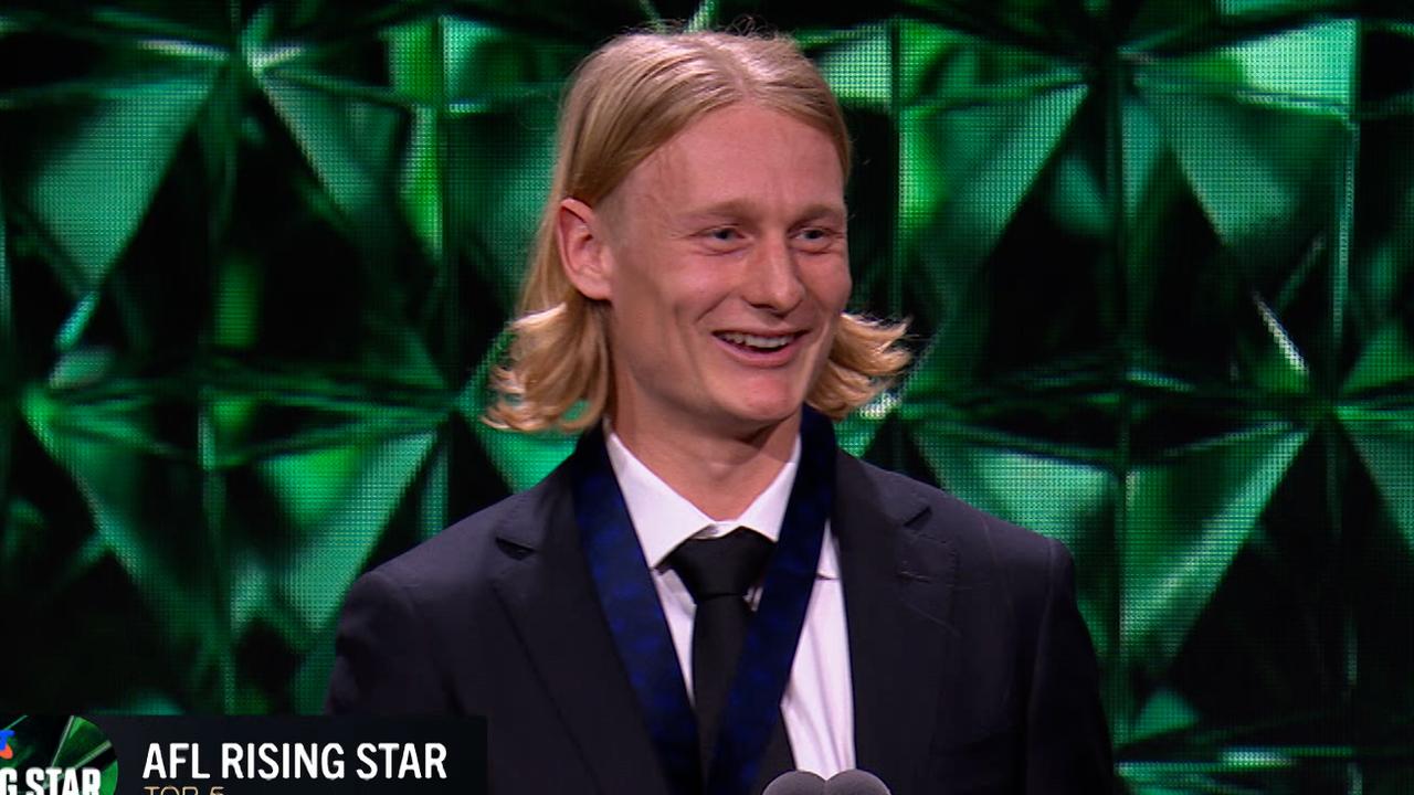 AFL Rising Star 2025 Votes, leaderboard and winner, how every judge