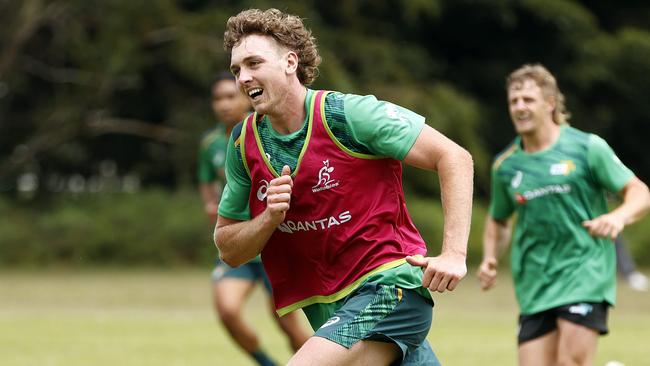 WEEKEND TELEGRAPHS SPECIAL. NOVEMBER 19, 2021.ÃPLEASE CONTACT WEEKEND PIC EDITOR JEFF DARMANIN BEFORE PUBLISHING.Pictured at Centennial Park today is Jed Stuart, the teenage son of Raiders coach Ricky Stuart, who has been selected in the Australian Rugby Sevens squad to travel to Dubai on Monday. Picture: Tim Hunter.