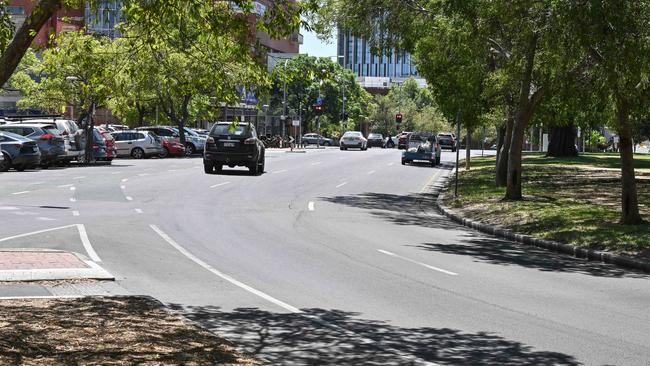 FEBRUARY 5, 2025: Light Square redevelopment - Western roadway heading north. Picture: Brenton Edwards