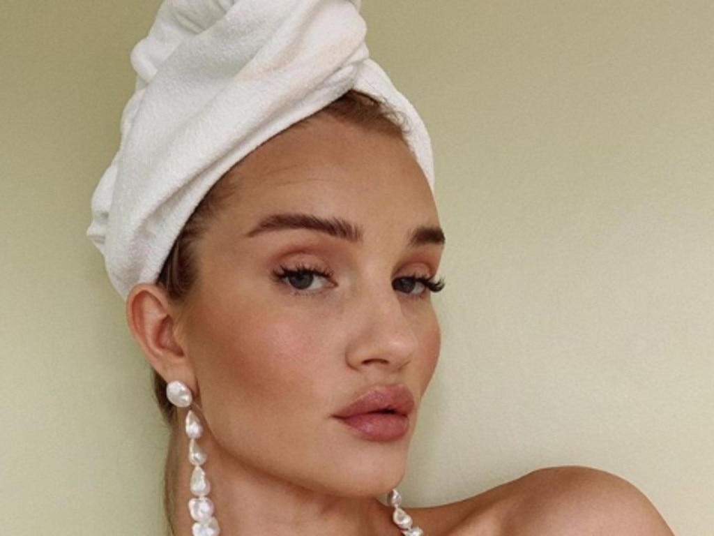 Supermodel Rosie Huntington-Whiteley is a brand ambassador for Hourglass. Picture: @rosiehw