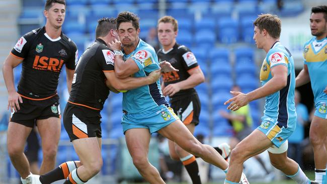 Former Titans under-20 workhorse Parahi Wilson scored a try for Ormeau. Picture: Adam Head