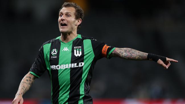 Western United’s Alessandro Diamanti has capped a superb debut season in the A-League with the Johnny Warren Medal. Picture: Getty Images