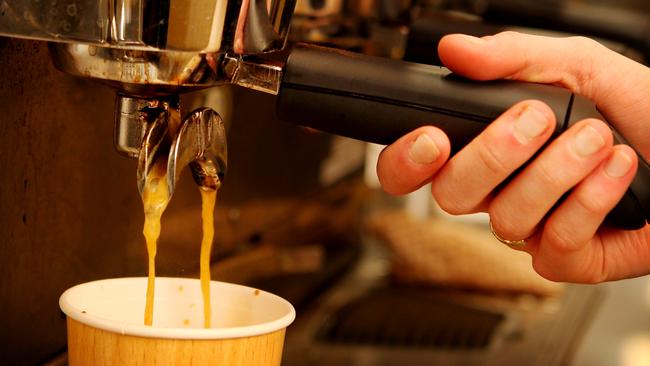 The European Food Safety Authority says that a safe daily intake is no more than four regular cups of coffee for healthy individuals. Picture: Jeff Camden