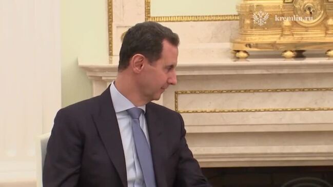 Putin Meets With Syrian President Bashar al-Assad in Moscow