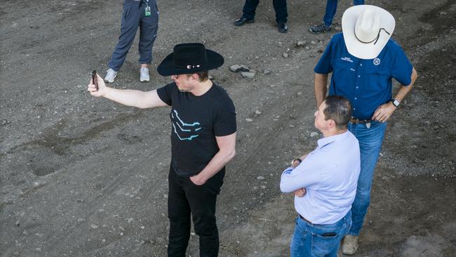 Elon Musk visited the Texas-Mexico border on September 28, 2023 in Eagle Pass, Texas. Picture: John Moore/Getty Images