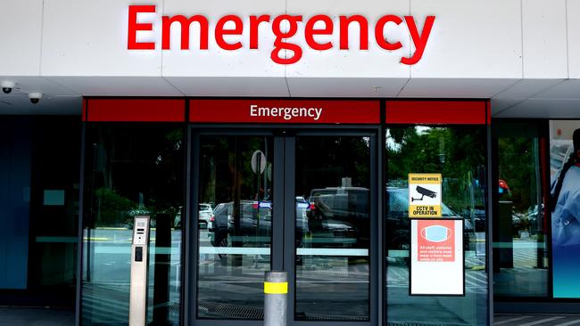 ADELAIDE, AUSTRALIA - NewsWire Photos 5, May, 2023: 2023 Budget generics: Hospital emergency signage at the Royal Adelaide Hospital.  Picture: NCA NewsWire / Kelly Barnes