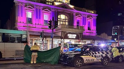 Grenfell St was closed on Monday night following the accident.
