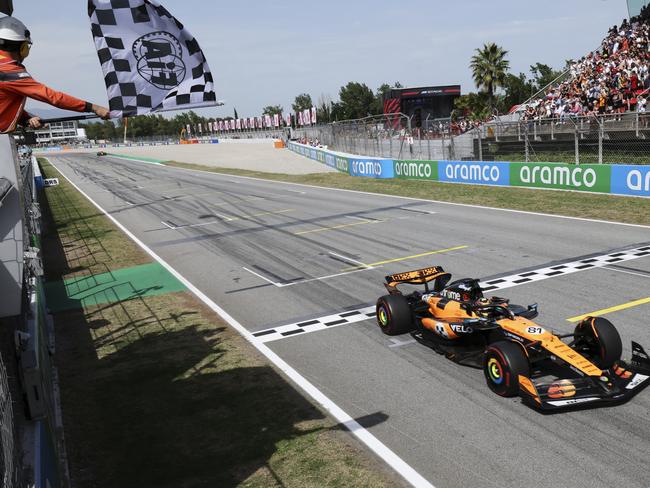 Oscar Piastri has won five of the first nine races this season to lead the Formula One world championship.