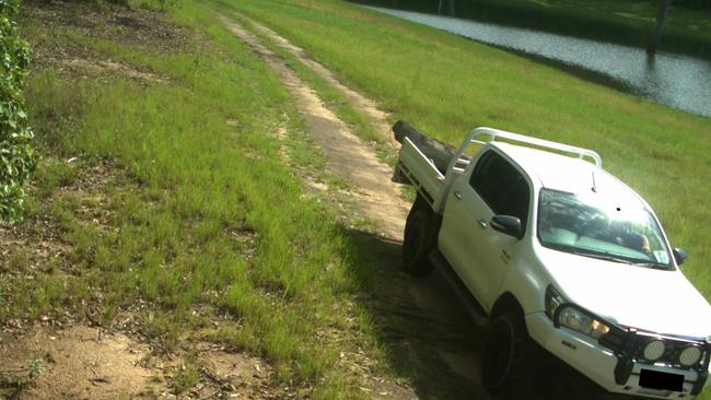 A ute carrying wood illegally cut down at Danbulla State Forest. Dozens of vehicle owners who illegally entered the national park and allegedly caused damage have been caught by Queensland Parks and Wildlife Service. Picture: QPWS