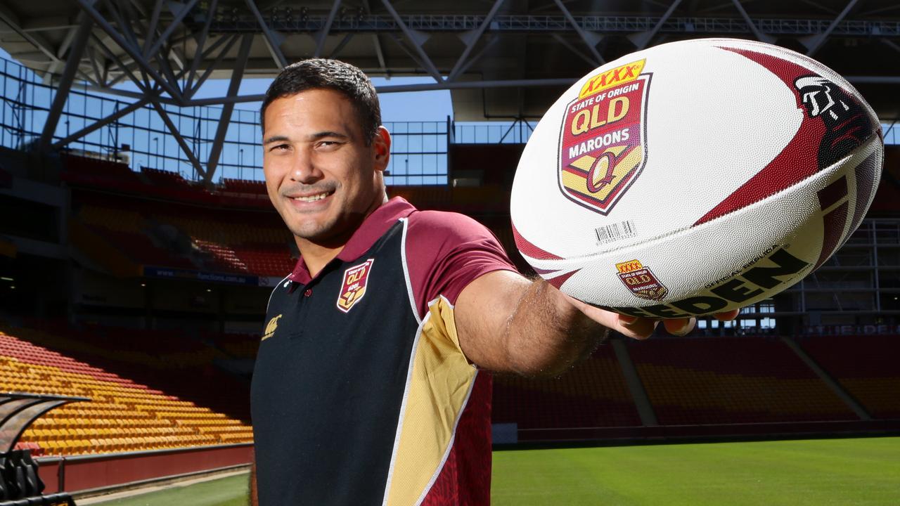 Justin Hodges is the new Queensland assistant coach. Picture: Darren England.