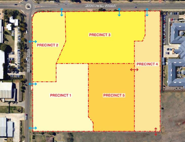 The plans for a major new development in Glenvale, Toowoomba.