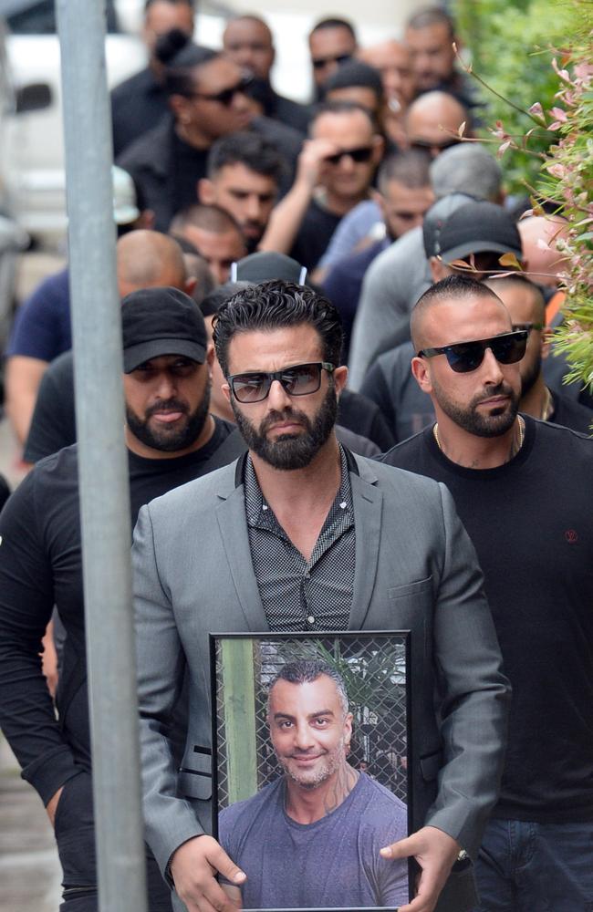 Mahmoud Hawi funeral was held at Al Zahra Mosque. Picture: Jeremy Piper