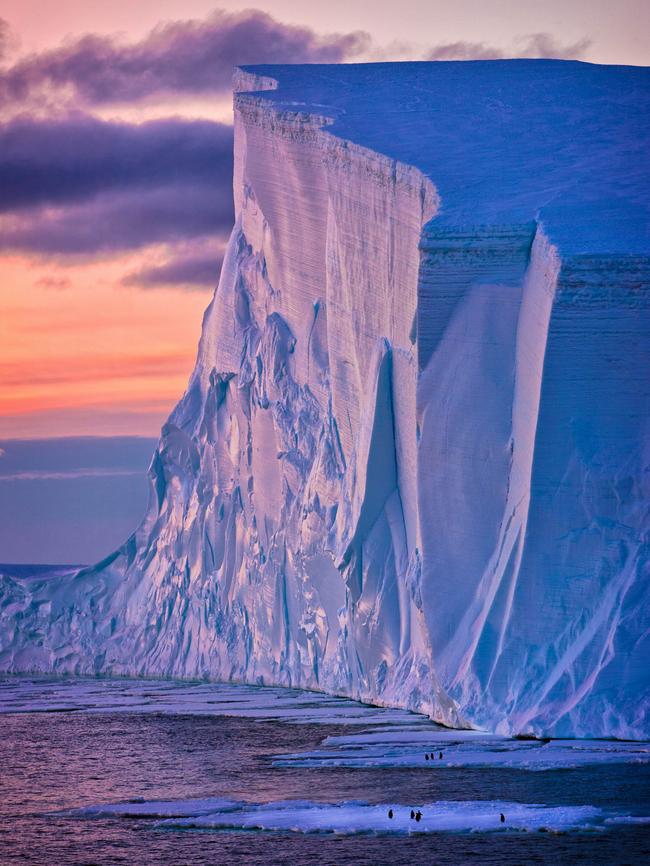 Some of the many beautiful colours that can be seen in Antarctica. Picture: Chris J Wilson.