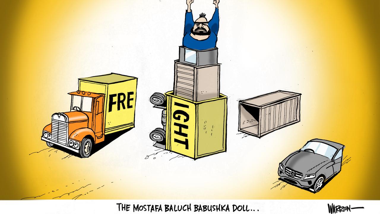 The Mostafa Baluch Babushka Doll. A Warren Brown Cartoon which appeared in The Daily Telegraph