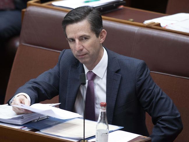 Senator Simon Birmingham says a vaccine could be a “game changer” in the fight against COVID-19. Picture: NCA NewsWire / Gary Ramage