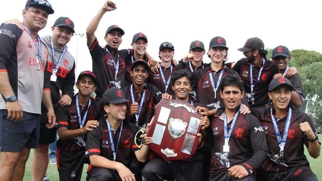 Essendon wins the Dowling Shield. Picture: Essendon CC