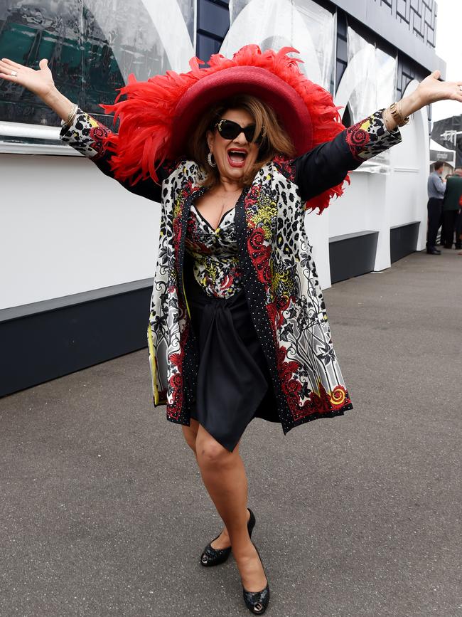 Maria Venutti at the Melbourne Cup in 2016. Picture: AAP Image/Tracey Nearmy