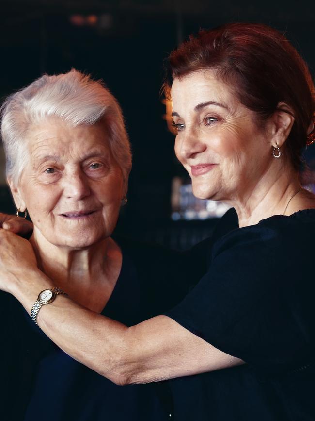 Rosa Criniti (right) with her mum Raffaella.