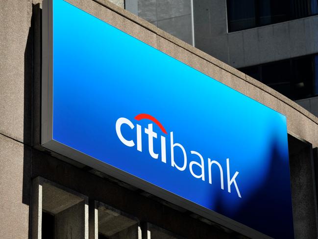 Citibank signage in Sydney, Monday, Dec. 29, 2014. (AAP Image/Joel Carrett) NO ARCHIVING