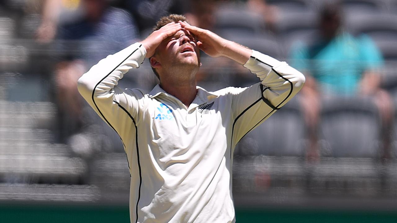 Lockie Ferguson won’t bowl again in the first Test.