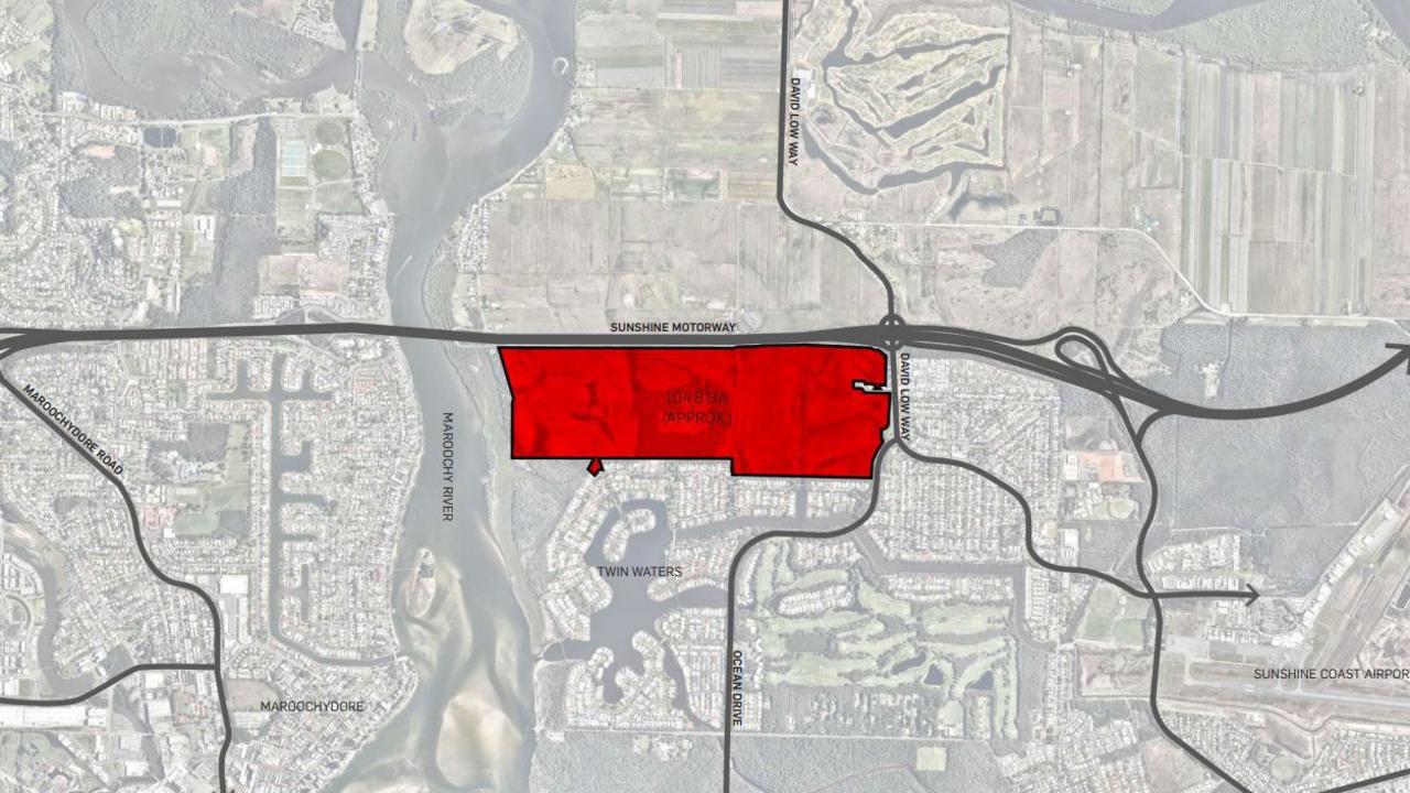 The Twin Waters West estate plans are located on a flood-prone area near the Maroochy River.