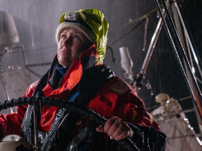 Lisa Blari braves the elements in Ice Maiden.