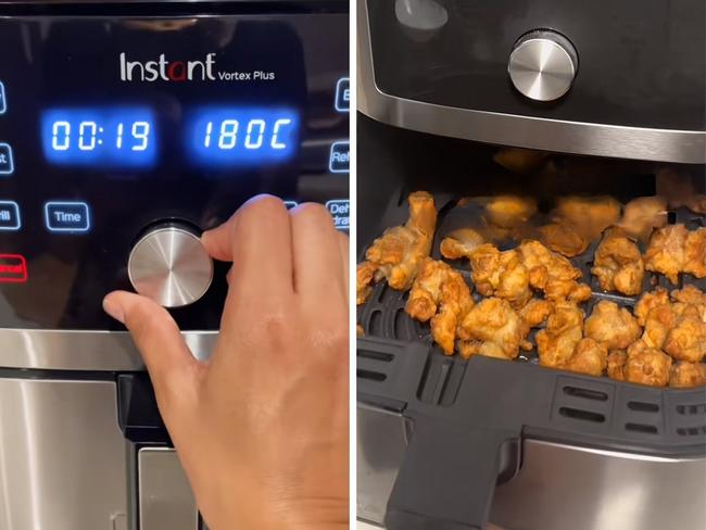 This Instant Pot Vortex Plus Air Fryer is currently 56 per cent off. Picture: TikTok/@cameronsfavoritefinds