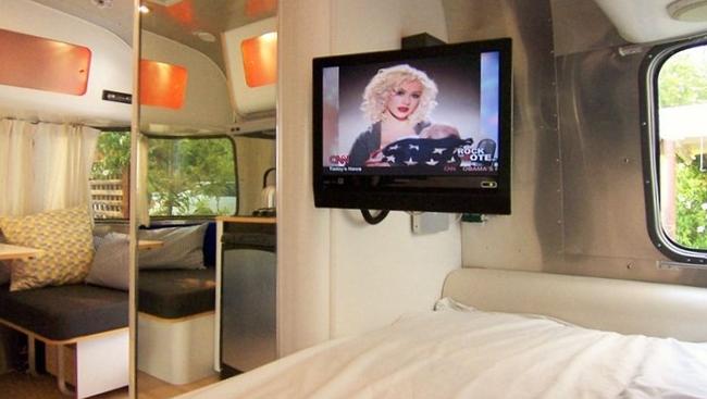 It even has room for a flatscreen television. Picture: HomeAway.