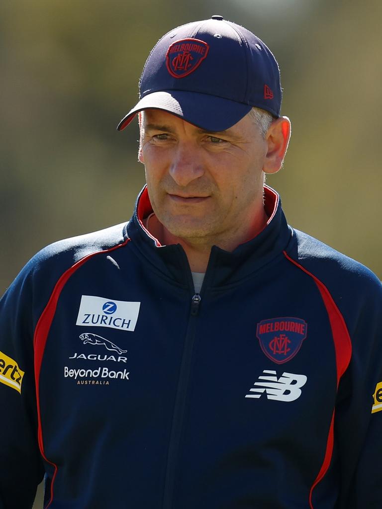 Melbourne assistant coach Adem Yze. Picture: Michael Willson/AFL Photos via Getty Images