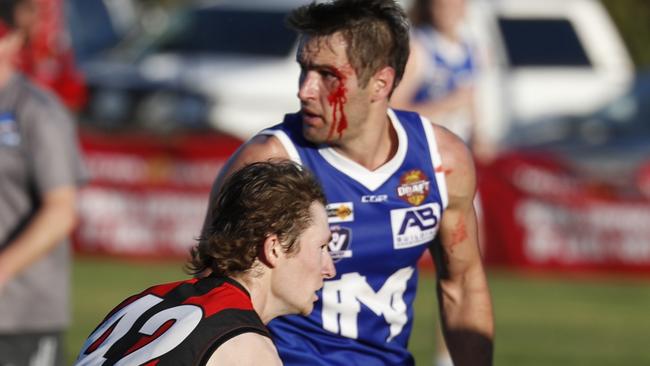 Josh Kennedy played for Murrabit against Wandella in the Golden River League. Murrabit won by 4 points .Picture Lloyd Polkinghorne (MUST CREDIT)