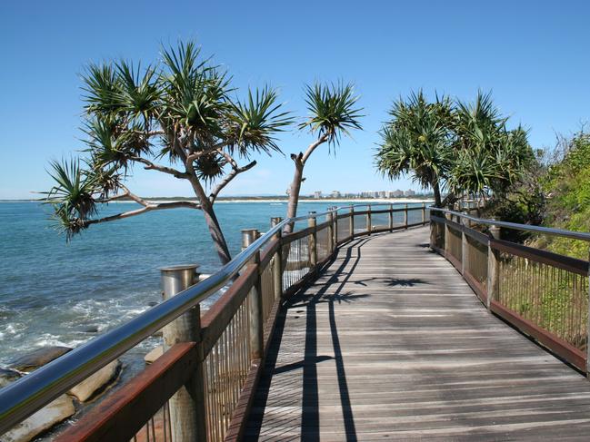 7/47Hike headlands at Caloundra Do a progressive picnic walk along the Caloundra Coastal Pathway. Start with brekkie from The Pocket at Moffat Beach and finish with a nourish bowl from Happy Turtle Cafe at Happy Valley.