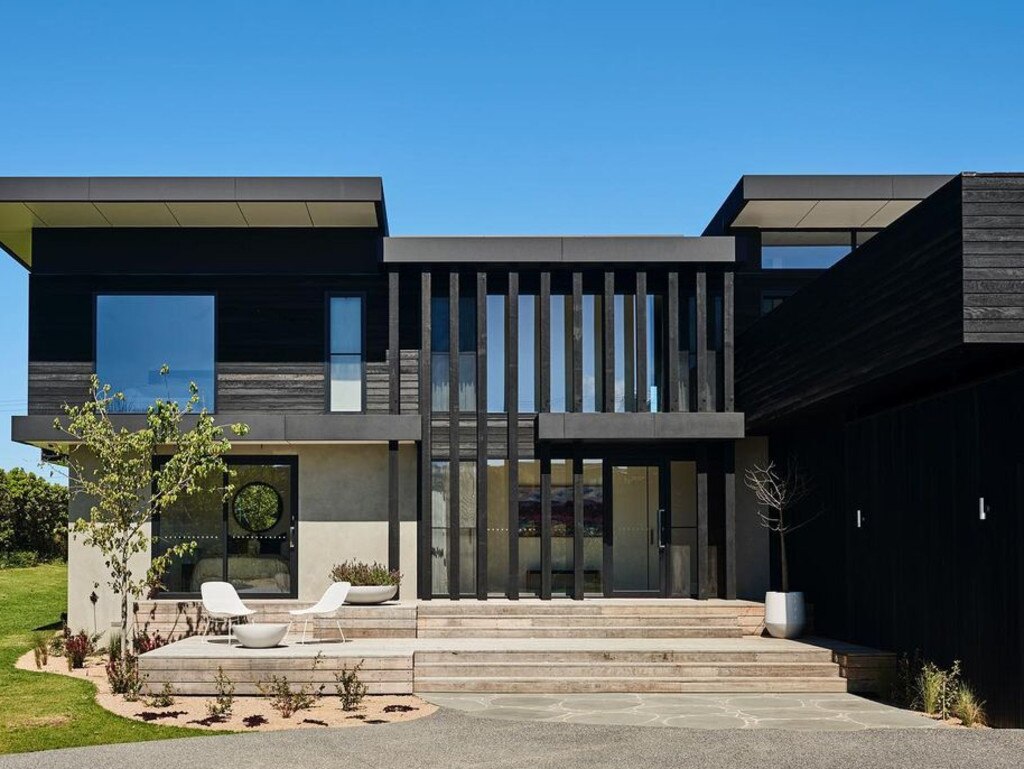 The home boasts a charred-timber facade that can withstand coastal weather conditions.