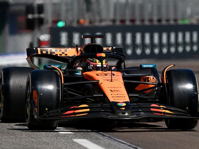 Oscar Piastri’s ‘super computer’ went a bit haywire in the Grand Prix of Emilia-Romagna last weekend Picture: Getty Images