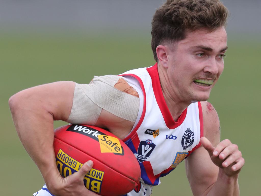 Patrick Kelly in action for South Barwon last season. Picture: Mark Wilson