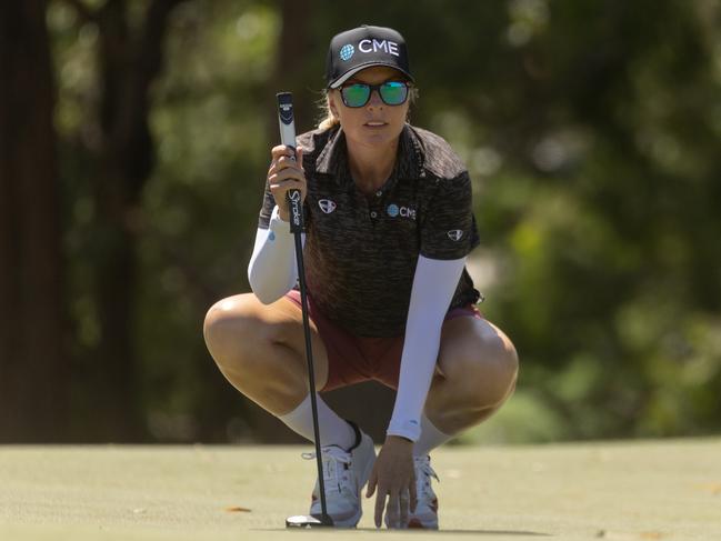 Sarah Kemp during the second round of the Australian Women’s Classic. Picture: Tristan Jones / LET