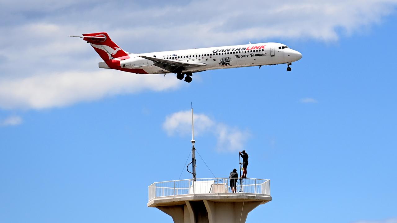 Seven people were injured after the plane experienced sudden turbulence shortly after takeoff from Brisbane on Wednesday. Picture: NCA NewsWire / Jeremy Piper