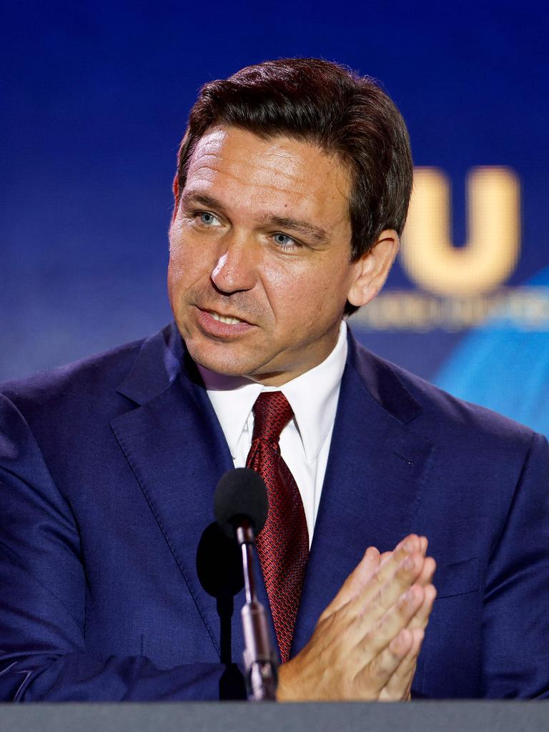 Ron DeSantis’s campaign is ‘faltering’. Picture: AFP