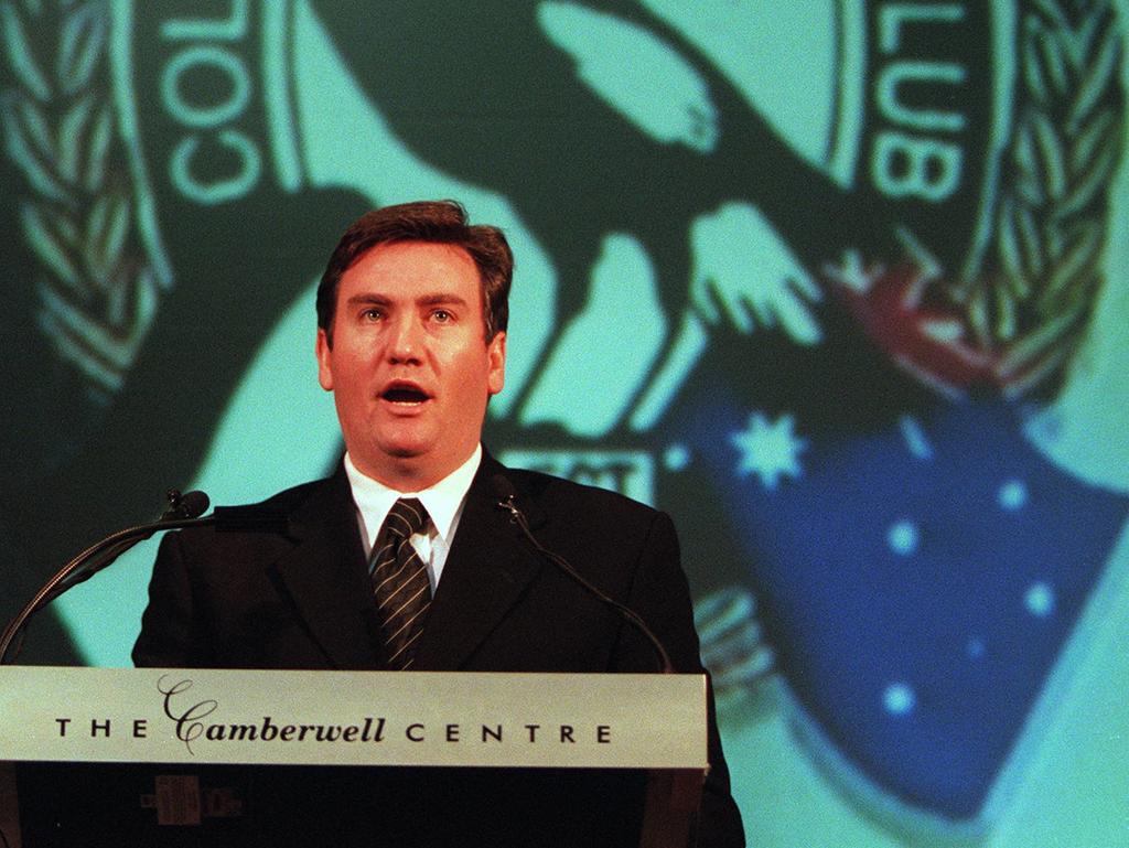 Eddie McGuire became president of Collingwood Football Club in 1998.