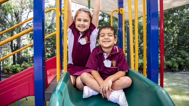 St Peters Lutheran College: Lizzie and Neer. PHOTO: Supplied