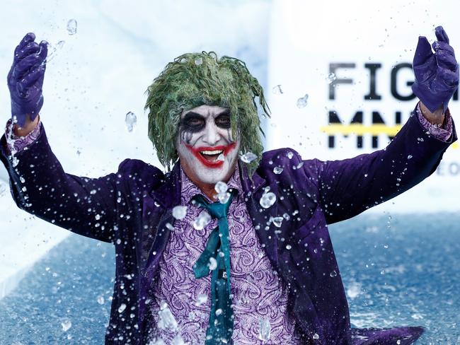 Peter Daicos as The Joker. Picture: Michael Willson