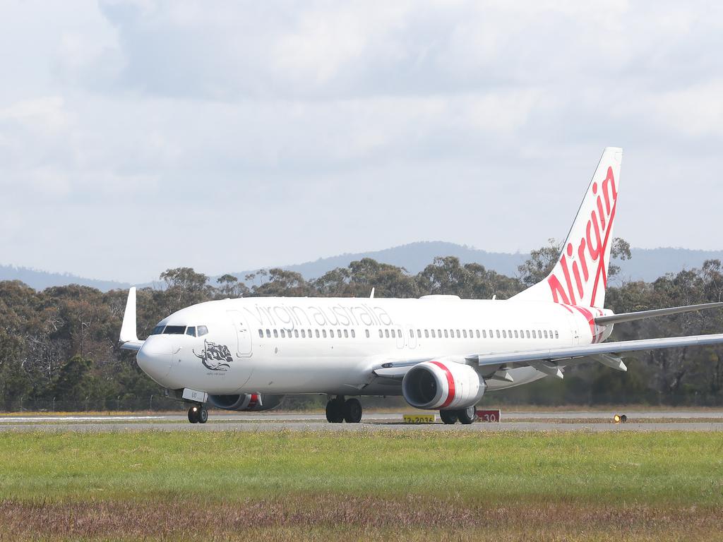 Virgin Australia has cut a quarter of all flights across its schedule in January and February. Picture: Nikki Davis-Jones